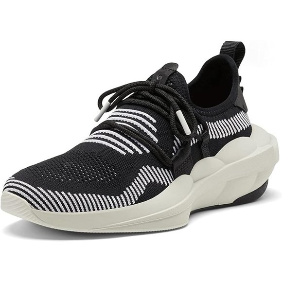 NEW Sorel Size 7.5 Women's Explorer Defy Striped Sneakers - Black - Picture 1 of 6